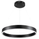 kelvo® VENOM KLV-101-0187 Κρεμαστό Φωτιστικό Οροφής LED 45W 4500lm 120° AC 220-240V IP20 Ρυθμιζόμενο Λευκό CCT με Χειριστήριο από 2700K έως 6000K Dimmable - Lumileds SMD Chip - Μαύρο Ματ - Μ60 x Π60 x Υ6.5cm - 3 Χρόνια Εγγύηση