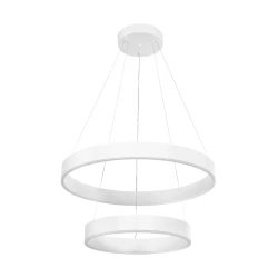Κρεμαστό φωτιστικό οροφής LED kelvo® VENOM 75W 7500lm 120° AC 220-240V IP20 ρυθμιζόμενο λευκό CCT με χειριστήριο από 2700K έως 6000K ντιμμΑριζόμενο λευκό ματ 60x60x40cm