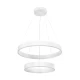 Κρεμαστό φωτιστικό οροφής LED kelvo® VENOM 75W 7500lm 120° AC 220-240V IP20 ρυθμιζόμενο λευκό CCT με χειριστήριο από 2700K έως 6000K ντιμμΑριζόμενο λευκό ματ 60x60x40cm