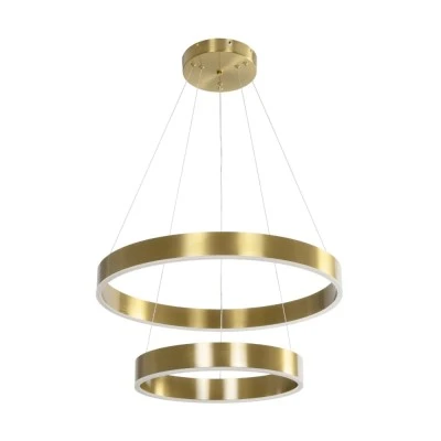 Κρεμαστό φωτιστικό οροφής LED kelvo® VENOM 75W 7500lm 120° AC 220-240V IP20 ρυθμιζόμενο λευκό CCT με χειριστήριο από 2700K έως 6000K ντιμμαριζόμενο LUMILEDs SMD χρυσό πλατίνα 60x60x40cm KLV-101-0198