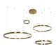 Κρεμαστό φωτιστικό οροφής LED kelvo® VENOM 150W 15000lm 120° AC 220-240V IP20 ρυθμιζόμενο λευκό CCT με χειριστήριο από 2700K έως 6000K ντιμμαριζόμενο χρυσό πλατίνα 150x90x60cm KLV-101-0204