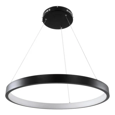 Κρεμαστό φωτιστικό οροφής LED kelvo® NEMESIS 45W 4500lm 180° AC 220-240V IP20 ρυθμιζόμενο λευκό φως CCT με χειριστήριο από 2700K έως 6000K ντιμμαριζόμενο μαύρο ματ 60x60x4cm