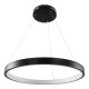 Κρεμαστό φωτιστικό οροφής LED kelvo® NEMESIS 45W 4500lm 180° AC 220-240V IP20 ρυθμιζόμενο λευκό φως CCT με χειριστήριο από 2700K έως 6000K ντιμμαριζόμενο μαύρο ματ 60x60x4cm