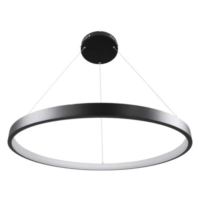Κρεμαστό φωτιστικό οροφής LED kelvo® NEMESIS 67W 6700lm 180° AC 220-240V IP20 ρυθμιζόμενο λευκό CCT με χειριστήριο από 2700K έως 6000K ντιμμαριζόμενο μαύρο ματ 80x80x4cm