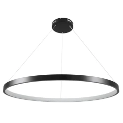 Κρεμαστό φωτιστικό οροφής LED kelvo® NEMESIS 75W 7500lm 180° AC 220-240V IP20 ρυθμιζόμενο λευκό CCT με χειριστήριο από 2700K έως 6000K ντιμμαριζόμενο μαύρο ματ 100x100x4cm