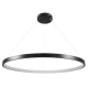 Κρεμαστό φωτιστικό οροφής LED kelvo® NEMESIS 75W 7500lm 180° AC 220-240V IP20 ρυθμιζόμενο λευκό CCT με χειριστήριο από 2700K έως 6000K ντιμμαριζόμενο μαύρο ματ 100x100x4cm