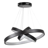 Κρεμαστό φωτιστικό οροφής LED kelvo® NEMESIS 100W 10000lm 180° AC 220-240V IP20 ρυθμιζόμενο λευκό CCT με χειριστήριο από 2700K έως 6000K ντιμμάριζομενο μαύρο ματ 60x60x60cm KLV-101-0217-V2