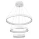 Κρεμαστό φωτιστικό οροφής LED kelvo® NEMESIS 100W 10000lm 180° AC 220-240V IP20 ρυθμιζόμενο λευκό CCT με χειριστήριο από 2700K έως 6000K ντιμμαριζόμενο λευκό ματ 60x60x60cm KLV-101-0218