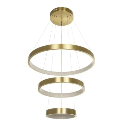 Κρεμαστό φωτιστικό οροφής LED kelvo® NEMESIS 100W 10000lm 180° AC 220-240V IP20 ρυθμιζόμενο λευκό CCT με χειριστήριο από 2700K έως 6000K ντιμμαριζόμενο χρυσό πλατίνα 60x60x60cm