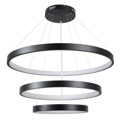 Κρεμαστό φωτιστικό οροφής LED kelvo® NEMESIS 120W 12000lm 180° AC 220-240V IP20 ρυθμιζόμενο λευκό CCT με χειριστήριο από 2700K έως 6000K ντιμμαριζόμενο μαύρο ματ 80x80x80cm KLV-101-0220