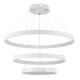 Κρεμαστό φωτιστικό οροφής LED kelvo® NEMESIS 120W 12000lm 180° AC 220-240V IP20 ρυθμιζόμενο λευκό CCT με χειριστήριο από 2700K έως 6000K ντιμμαριζόμενο λευκό ματ 80x80x80cm KLV-101-0221