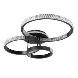 Φωτιστικό οροφής kelvo® DIAMOND LED 67W 6700lm 360° AC 220-240V IP20 ρυθμιζόμενο λευκό CCT με χειριστήριο 2700K-6000K dimmable μαύρο ματ 60x40x14cm Φωτιστικό οροφής kelvo® DIAMOND LED 67W 6700lm 360° AC 220-240V IP20 ρυθμιζόμενο λευκό CCT με χειριστήριο 2700K-6000K dimmable μαύρο ματ 60x40x14cm