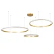 Κρεμαστό φωτιστικό οροφής LED kelvo® DIAMOND 150W 15000lm 180° AC 220-240V IP20 ρυθμιζόμενο λευκό CCT με χειριστήριο από 2700K έως 6000K ντιμμαριζόμενο χρυσό πλατίνα 170x170x60cm