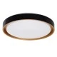 Φωτιστικό οροφής kelvo® BARCHETTA LED 72W 7200lm 120° AC 220-240V IP20 ρυθμιζόμενο λευκό CCT με χειριστήριο από 2700K έως 6000K ντιμμable μαύρο & σαμπανιζέ χρυσό ματ 48x48x8.2cm