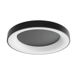 Φωτιστικό οροφής kelvo® SALEM LED 105W 10500lm 120° AC 220-240V IP20 ρυθμιζόμενο λευκό CCT με χειριστήριο από 2700K έως 6000K ντιμμάρισιμο μαύρο ματ 60x60x9.5cm