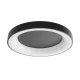 Φωτιστικό οροφής kelvo® SALEM LED 105W 10500lm 120° AC 220-240V IP20 ρυθμιζόμενο λευκό CCT με χειριστήριο από 2700K έως 6000K ντιμμάρισιμο μαύρο ματ 60x60x9.5cm