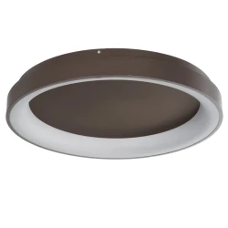 Φωτιστικό οροφής kelvo® SALEM LED 105W 10500lm 120° AC 220-240V IP20 ρυθμιζόμενο λευκό CCT με χειριστήριο από 2700K έως 6000K ντιμμάριζομενο καφέ ματ 60x60x9.5cm