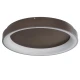 Φωτιστικό οροφής kelvo® SALEM LED 105W 10500lm 120° AC 220-240V IP20 ρυθμιζόμενο λευκό CCT με χειριστήριο από 2700K έως 6000K ντιμμάριζομενο καφέ ματ 60x60x9.5cm