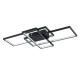 Φωτιστικό οροφής kelvo® QUADRA LED 100W 10000lm 120° AC 220-240V IP20 ρυθμιζόμενο λευκό CCT με χειριστήριο 2700K-6000K ντιμμάριζομαι μαύρο ματ 85x45x9cm Φωτιστικό οροφής kelvo® QUADRA LED 100W 10000lm 120° AC 220-240V IP20 ρυθμιζόμενο λευκό CCT με χειριστήριο 2700K-6000K ντιμμάριζομαι μαύρο ματ 85x45x9cm