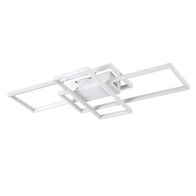 Φωτιστικό οροφής kelvo® QUADRA LED 100W 10000lm 120° AC 220-240V IP20 ρυθμιζόμενο λευκό CCT με χειριστήριο 2700K-6000K ντιμμάριζομενο λευκό ματ 85x45x9cm Φωτιστικό οροφής kelvo® QUADRA LED 100W 10000lm 120° AC 220-240V IP20 ρυθμιζόμενο λευκό CCT με χειριστήριο 2700K-6000K ντιμμάριζομενο λευκό ματ 85x45x9cm