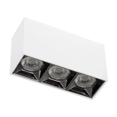 Φωτιστικό οροφής kelvo® LUMINAR Downlight σποτ LED 12W 1680lm 36° AC 220-240V IP20 φυσικό λευκό 4500K Osram SMD chip λευκό ματ 11.8x4.2x6.6cm