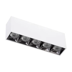 Φωτιστικό οροφής kelvo® LUMINAR Downlight σποτ LED 20W 2800lm 36° AC 220-240V IP20 φυσικό λευκό 4500K λευκό ματ 19.5x4.2x6.6cm