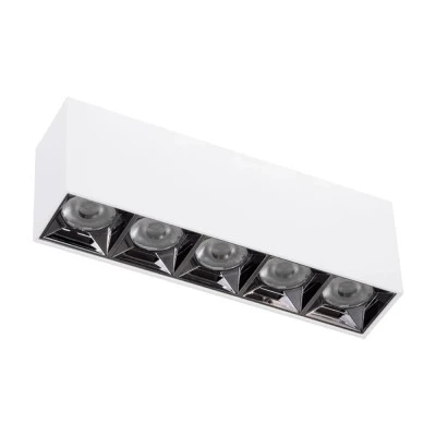 Φωτιστικό οροφής kelvo® LUMINAR Downlight σποτ LED 20W 2800lm 36° AC 220-240V IP20 φυσικό λευκό 4500K λευκό ματ 19.5x4.2x6.6cm