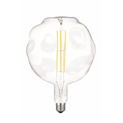 Λάμπα led filament Globe Ε27 8W 230V 2700k θερμό λευκό φως 720Lm ντιμαριζόμενη