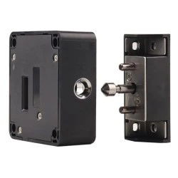 Ηλεκτροπύρος KERONG KR-S61A κρυφός μαύρος με RFID reader 3 λειτουργίες & ειδοποίηση χαμηλής τάσης