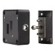 Ηλεκτροπύρος KERONG KR-S61A κρυφός μαύρος με RFID reader 3 λειτουργίες & ειδοποίηση χαμηλής τάσης