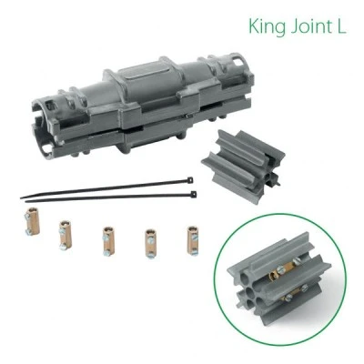 Σετ στεγανοποίησης king joint L10 προγεμισμένο με gel για καλώδια μέχρι 5 αγωγούς 0,6/1kV διάσταση 108x60mm