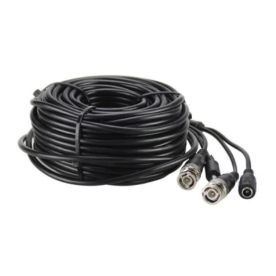 Καλώδιο LONSGE BNC L20DB44 26 AWG μήκους 20m με συνδετήρες και βύσματα video BNC-DC