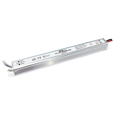 Τροφοδοτικό - led driver μεταλλικό 24W 230VAC σε 24VDC 1A IP20 για ταινίες & λάμπες LED