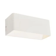 Επίτοιχο φωτιστικό led 2x3W UP-DOWN ορθογώνιο 4000K ενδιάμεσο φως σε λευκό ματ χρώμα