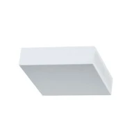 Επίτοιχο μεταλλικό λευκό ματ φωτιστικό LED SMD 1x4W 3000K θερμό φως τετράγωνο με πλαϊνό φωτισμό