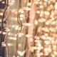 100 led λαμπάκια  θερμού φωτός σε σειρά με διάφανο καλώδιο 8 προγράμματα και μνήμη 795cm