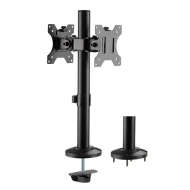 Βάση γραφείου BRATECK LDT40-G02 για 2 οθόνες 17"-32"