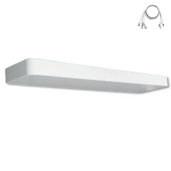 Led panel φωτιστικό λευκό επίτοιχο & κρεμαστό 30x120cm 60W 6000k ψυχρό φως 6000lm