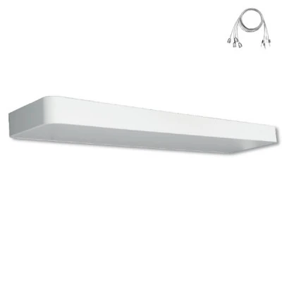 Led panel φωτιστικό λευκό επίτοιχο & κρεμαστό 30x120cm 60W 6000k ψυχρό φως 6000lm