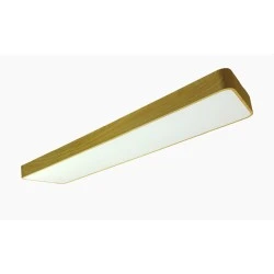 Led panel φωτιστικό με όψη ξύλου επίτοιχο & κρεμαστό 60W 5800LM με ενδιάμεσο φως 4000K