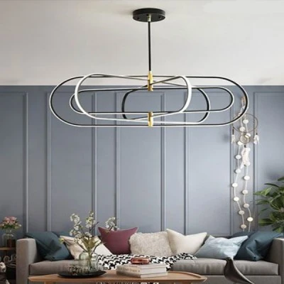Φωτιστικό οροφής LED MADRID 52W μαύρο-χρυσό 220-240V AC 4680lm με δυνατότητα επιλογής φωτισμού Φωτιστικό οροφής LED MADRID 52W μαύρο-χρυσό 220-240V AC 4680lm με δυνατότητα επιλογής φωτισμού