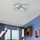 Παιδικό φωτιστικό LED "AIRPLANE" 55W 3 επιλογές φωτισμού 3000K - 4000K - 6000K dimmable με ασύρματο τηλεχειριστήριο 