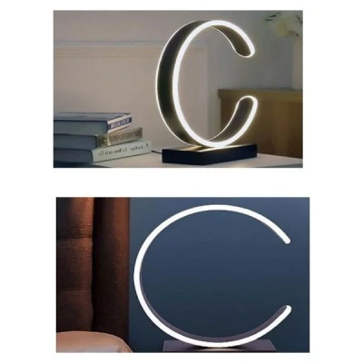 Led φωτιστικό επιτραπέζιο σχήμα C 9W εναλλαγής απόχρωσης φωτός με τηλεχειρισμό 750lm