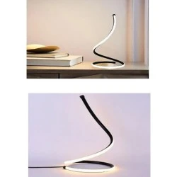 Led φωτιστικό επιτραπέζιο ελατήριο 6W εναλλαγής απόχρωσης φωτός με τηλεχειρισμό 500lm