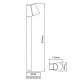 Φωτιστικό εξωτερικού χώρου LED LUMINAIRE 6W 230V 400lm δέσμης 100° 3000k θερμό λευκό φως IP54 Φωτιστικό εξωτερικού χώρου LED LUMINAIRE 6W 230V 400lm δέσμης 100° 3000k θερμό λευκό φως IP54