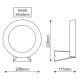 Επίτοιχο φωτιστικό LED SMD WALL LUMINAIRE 8W 230V 220lm δέσμης 110° 3000k θερμό λευκό φως IP54 Επίτοιχο φωτιστικό LED SMD WALL LUMINAIRE 8W 230V 220lm δέσμης 110° 3000k θερμό λευκό φως IP54