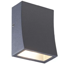 Επίτοιχο φωτιστικό LED LUMINAIRE 3W 230V 3000k θερμό λευκό φως 110lm δέσμης 89° στεγανό IP65