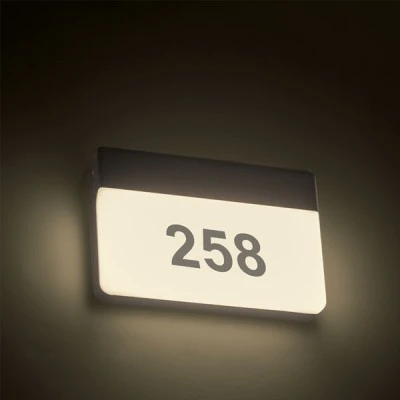 Επίτοιχο φωτιστικό LED SMD WALL LUMINAIRE 13W 230V 3000k θερμό λευκό φως 600lm δέσμης 120° IP65