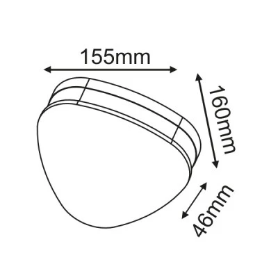 Επίτοιχο φωτιστικό LED SMD 10W 230V 320lm δέσμης 68° 3000k θερμό λευκό φως στεγανό IP65 30000h Επίτοιχο φωτιστικό LED SMD 10W 230V 320lm δέσμης 68° 3000k θερμό λευκό φως στεγανό IP65 30000h