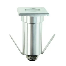 Φωτιστικό σποτ δαπέδου LED 1W 230V AC ενδιάμεσο λευκό φως 4000k 60lm δέσμης 30° IP65 30000h